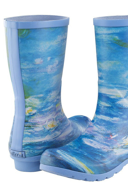 Waterlilies Mid-Calf Rain Boot