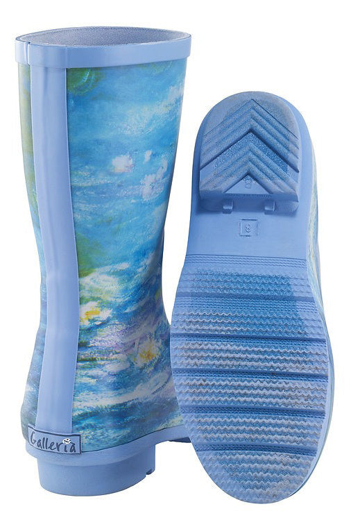 Waterlilies Mid-Calf Rain Boot