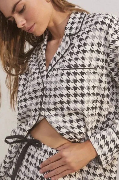 Dreamer Houndstooth PJ Set