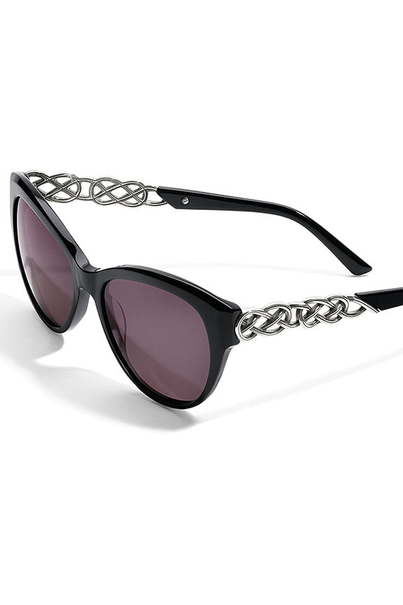 Interlock Braid Black Sunglasses