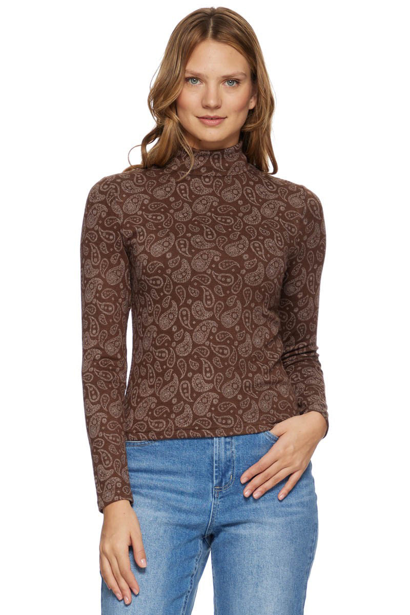 Aldine Paisley Knit Top