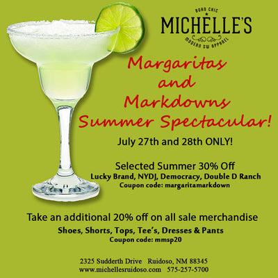 Margaritas and Markdowns Summer Spectacular