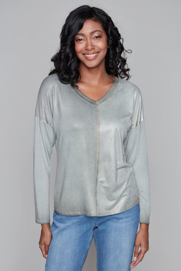 Carré Noir Golden Shirt - Beige