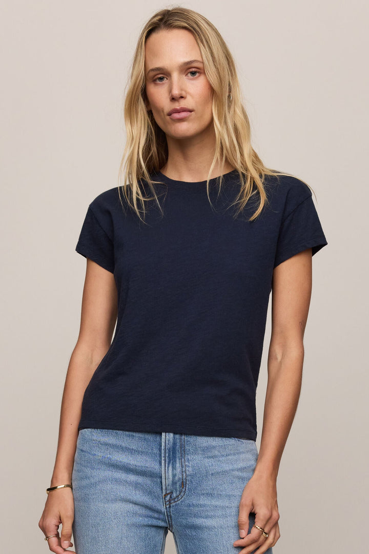 Modern Slub Tee in Eclipse