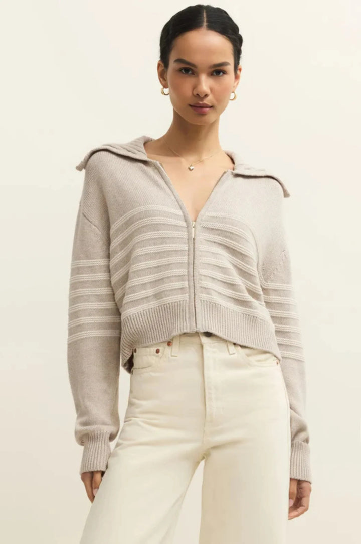 Kovac Cropped Sweater Jacket