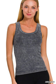 2-way Neckline Ribbed Top