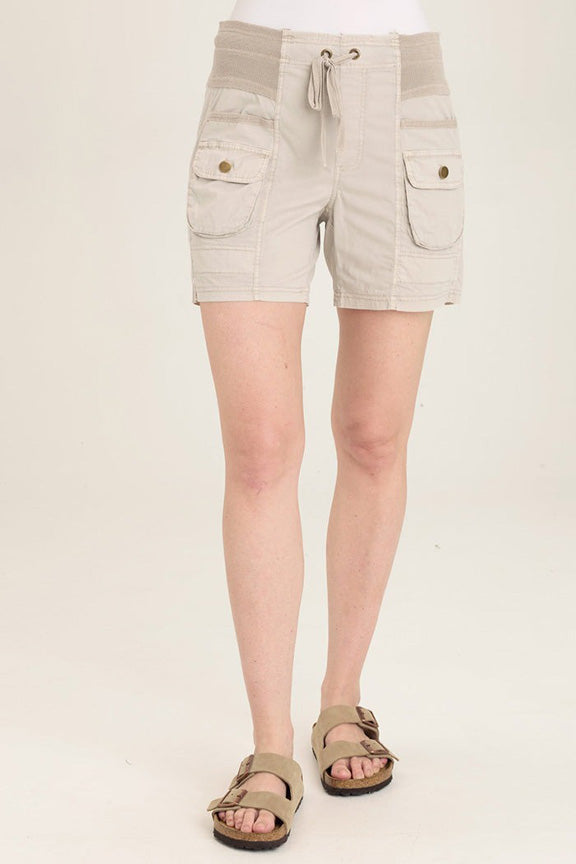 Felix Stretch Cargo Short in Ripple Pigment