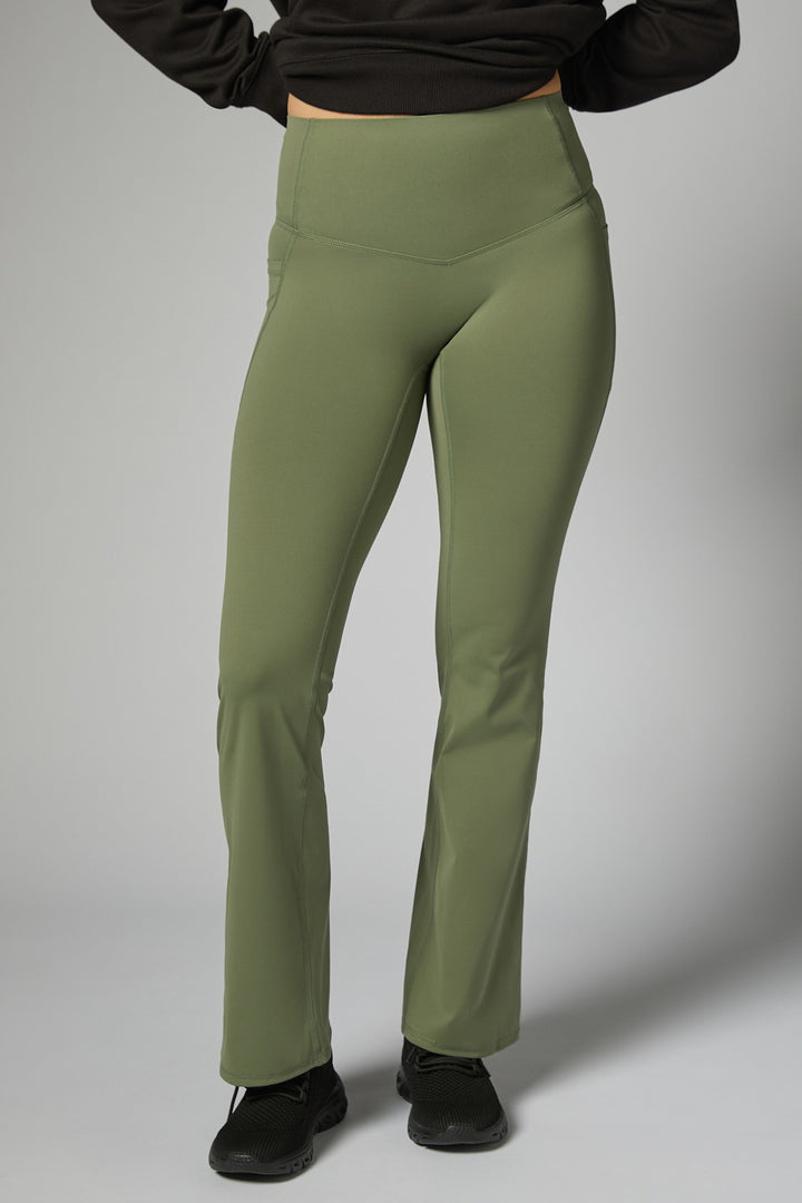 Tummy Control Flare Leg Activewear Legging