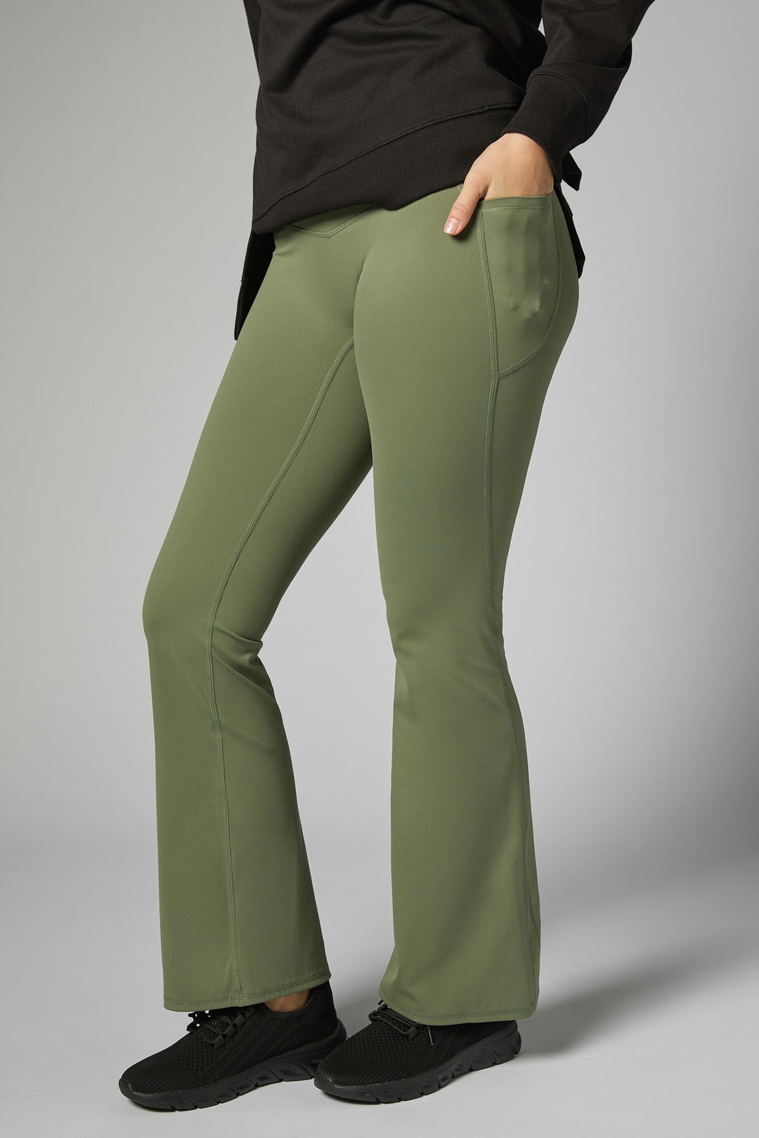 Tummy Control Flare Leg Activewear Legging