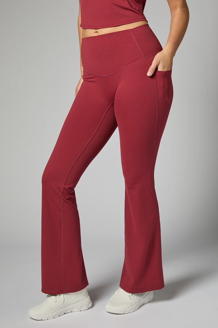 Tummy Control Flare Leg Activewear Legging
