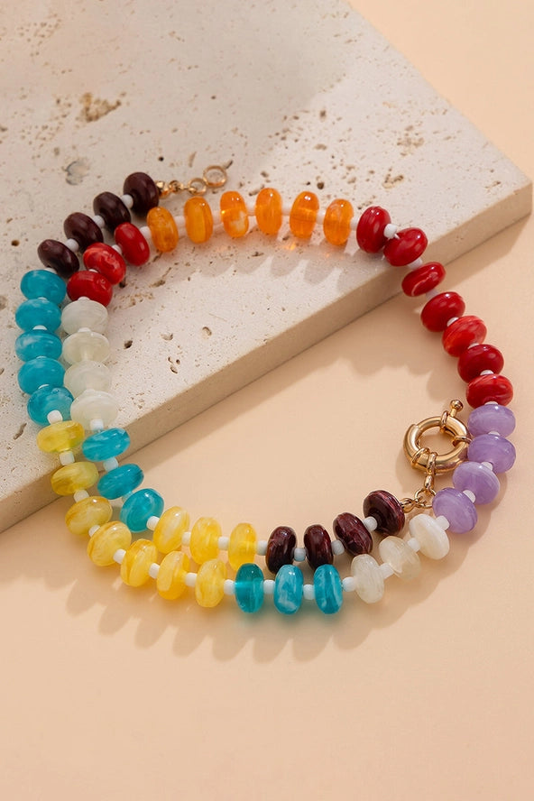 Vibrant Beaded Necklacce