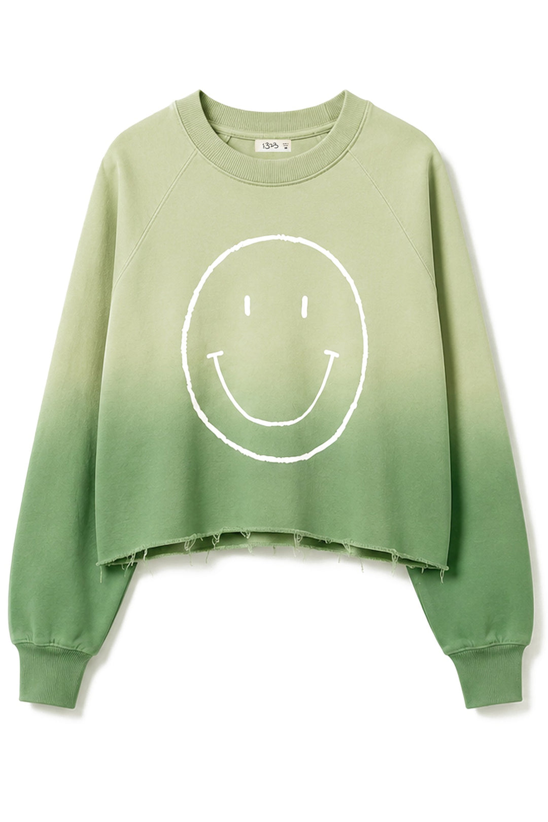 Happy Face Crop Sweatshirt