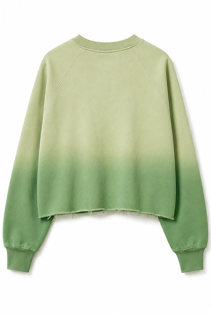 Happy Face Crop Sweatshirt