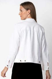 Stonewash Jean Jacket - White