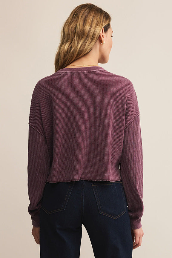 Angel Mini Thermal Top in Merlot