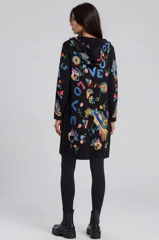 Hooded Embroidered &