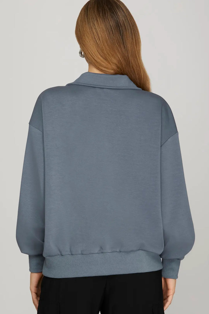 Quarter Zip Sweatshirt