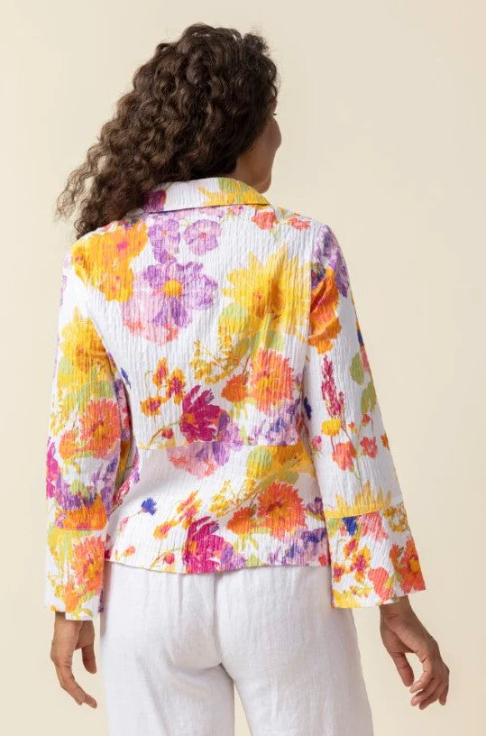Sunflower Patch Flounce Jacket