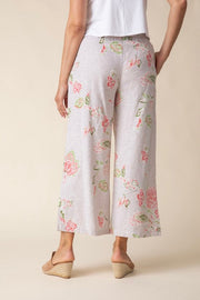 Linen Bloom Flood Pant