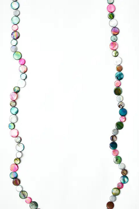Single Strand Mother of Pearl Necklace