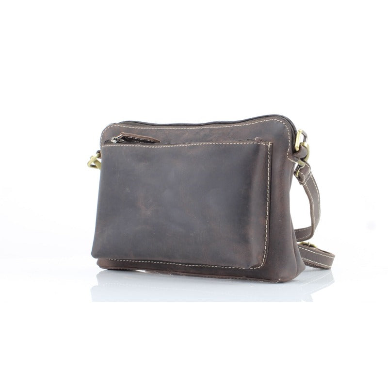 Hunter Leather Shoulder Bag