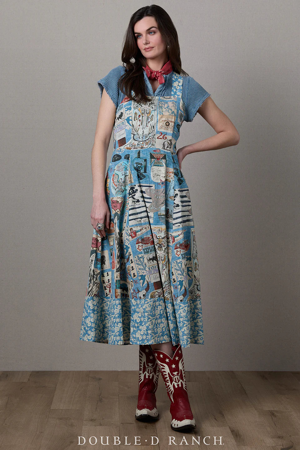 Sea to Shining Sea Apron Dress