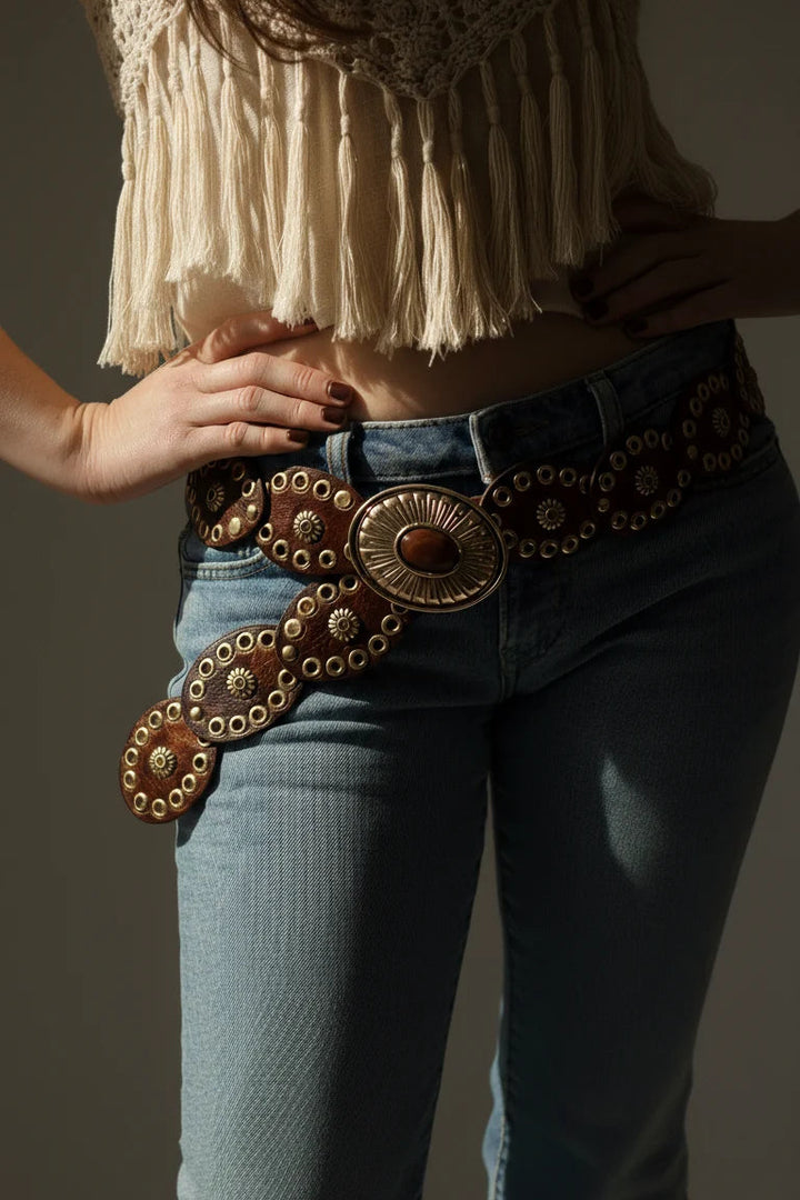 Golden Grommet Western Disc Belt