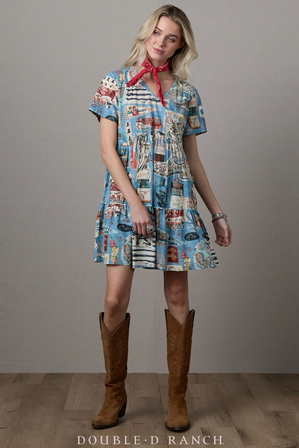 Sea to Shining Sea Short Dress