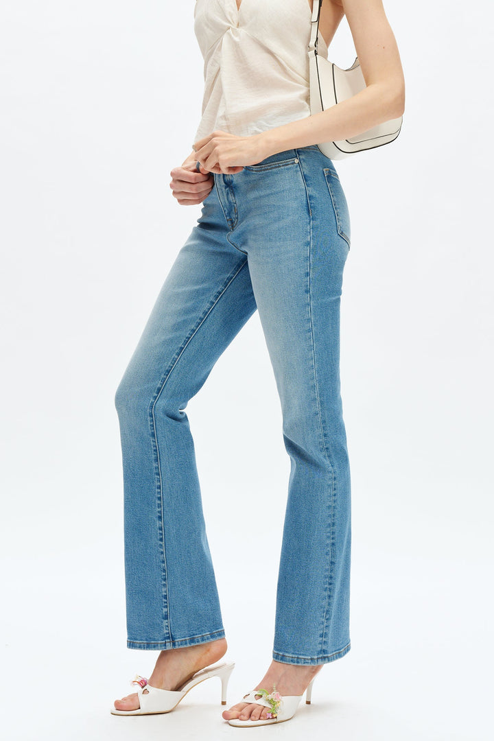 High Rise Bootcut Jean