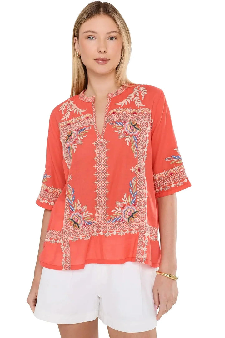 Uma Easy V-neck Top