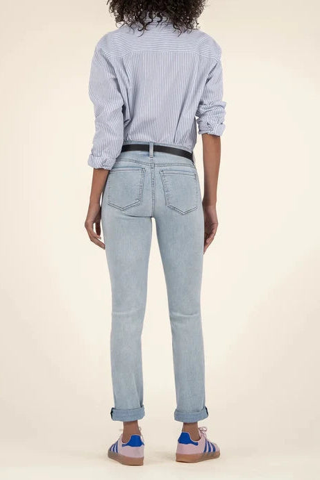 Meg High Rise Boyfriend Jean in Clear