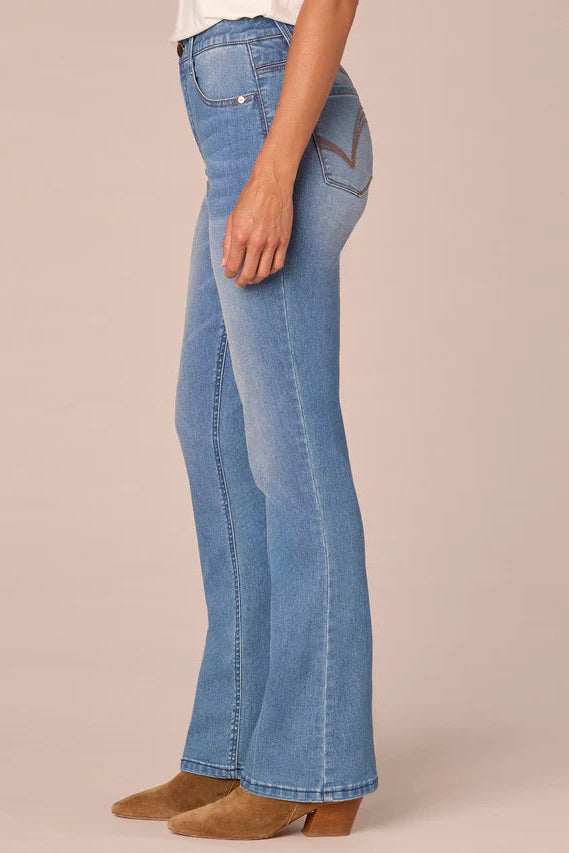 High Rise Itty Bitty Boot cut Jean