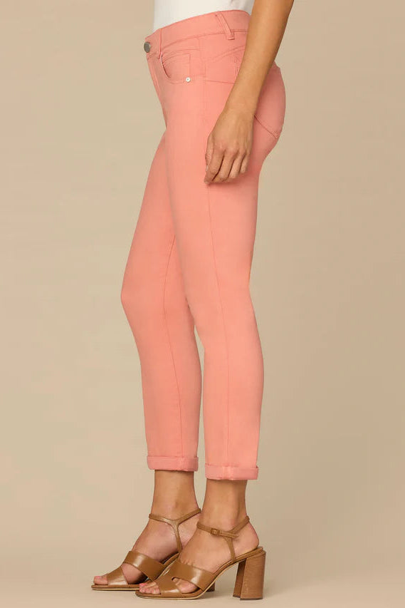 "Ab"solution Ankle Skimmer in Dusty Papaya