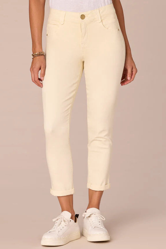 "Ab"solution Ankle Skimmer in Frosty Lemon