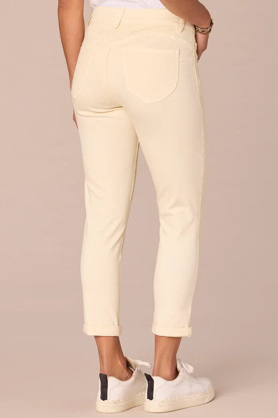 "Ab"solution Ankle Skimmer in Frosty Lemon