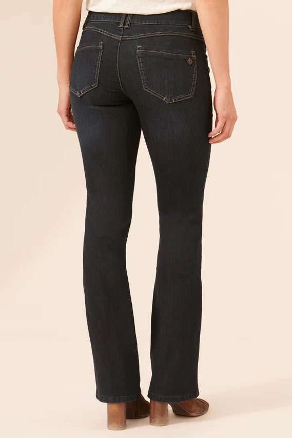 "Ab"solution® High Rise Itty Bitty Boot Jeans in Indigo