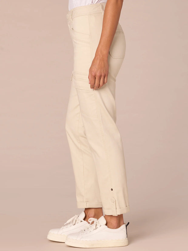 High Rise Roll Cuff Pant