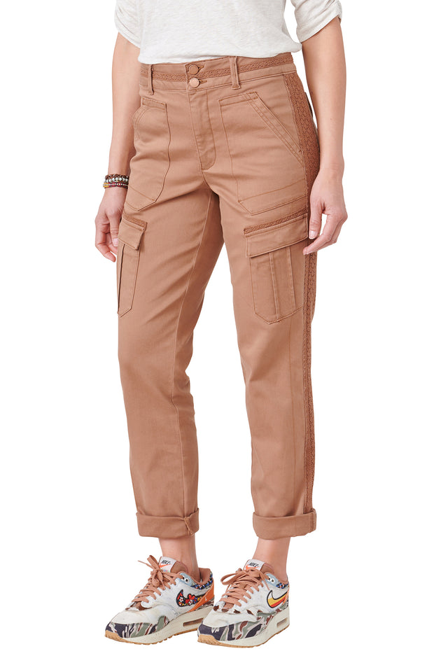 "Ab"solution High Rise Utility w/ Crochet Trim