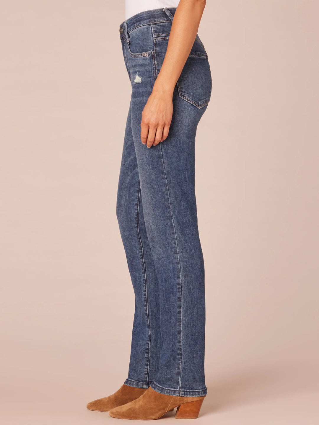 "Ab"solution High Rise Straight Leg Jeans