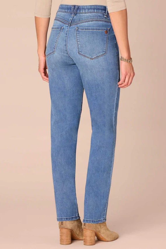 "Ab"solution High Rise Straight Leg Jean