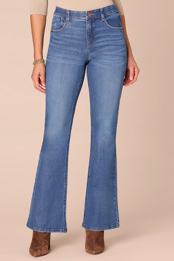 High Rise Out There Flare Jean