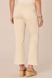 Embroidered Itty Bitty Flare Jean