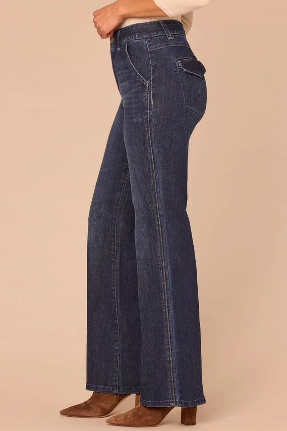 "Ab"solution® Skyrise Trouser Inspired Bootcut Jeans
