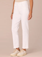 High Rise Slim Straight Jeans
