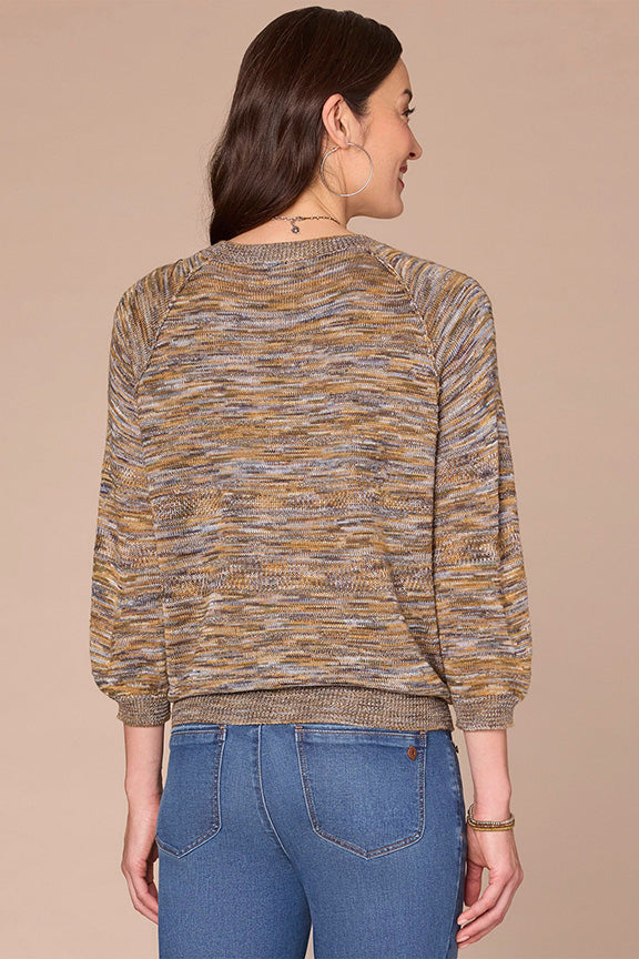 3/4 Blouson Sleeve Sweater