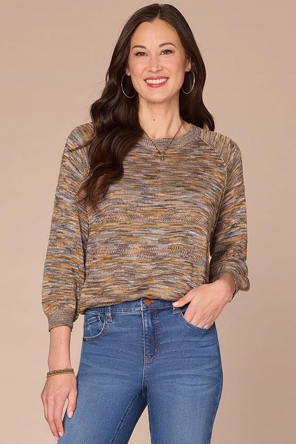 3/4 Blouson Sleeve Sweater