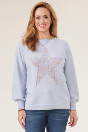 Space Dye Star Sweater