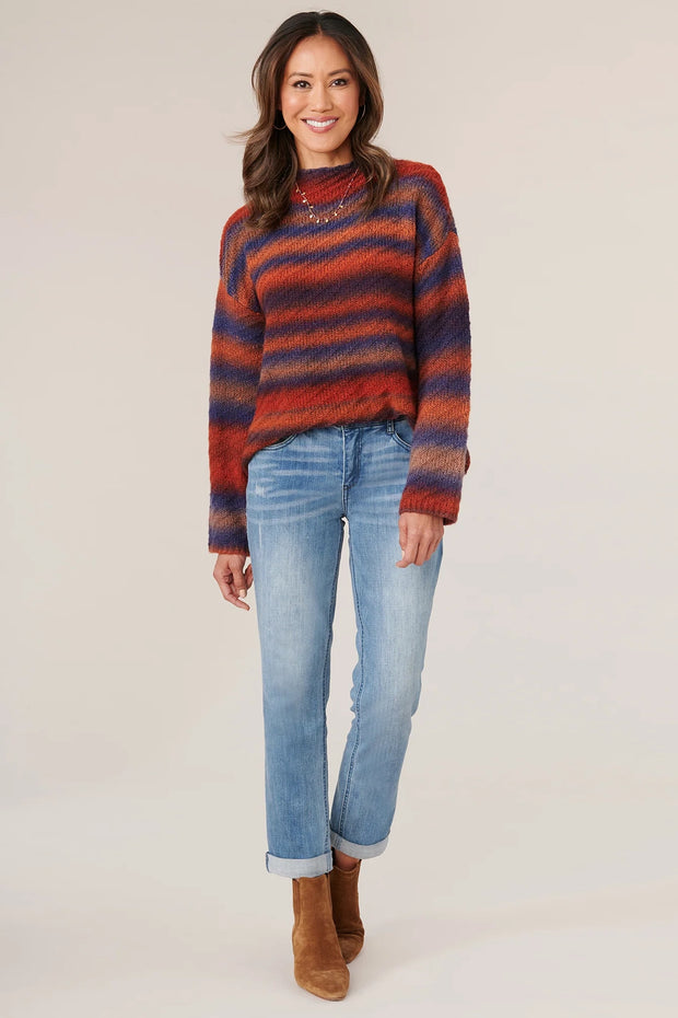 Ombre Stripe Sweater
