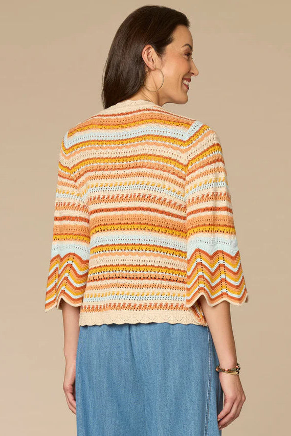 Three Quarter Bell Sleeve Sweater