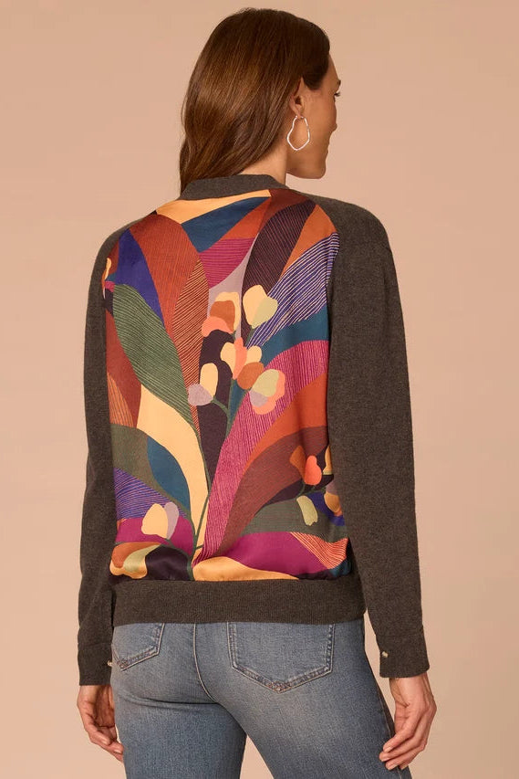 Abstract Print Cardigan